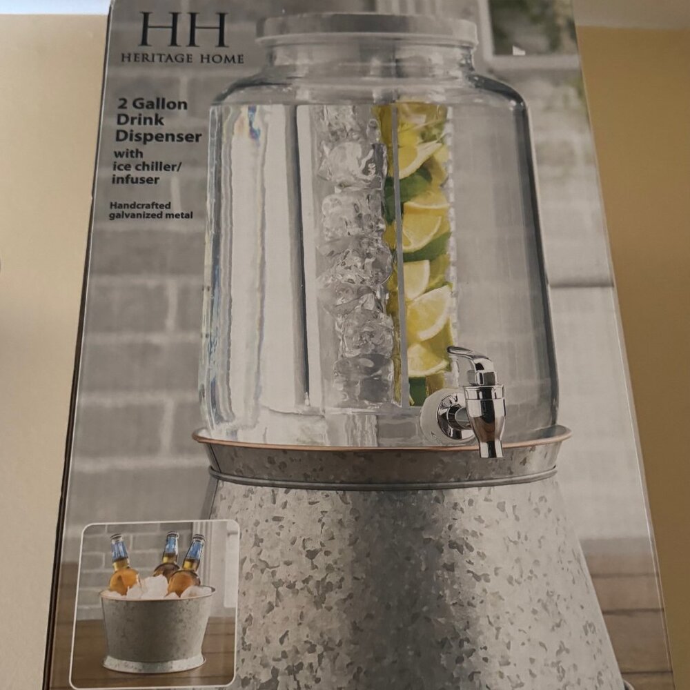Heritage Home New in Box Drink Dispenser